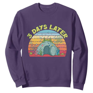 3 Days Later Christian Resurrection Sweatshirt Funny Easter Jesus Meme TS14 Purple Print Your Wear