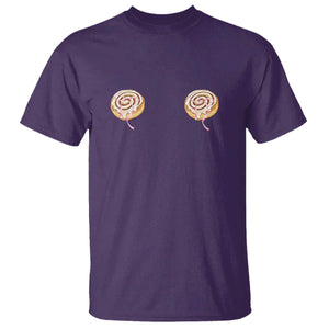 Funny Cinnamon Roll T Shirt Double Bakery Meme TS14 Purple Print Your Wear