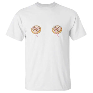 Funny Cinnamon Roll T Shirt Double Bakery Meme TS14 White Print Your Wear