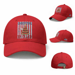 Funny Santa Christmas in July Baseball Cap Melon Christmas Tree Summer TS14 Baseball Cap Universal Fit Red Print Your Wear