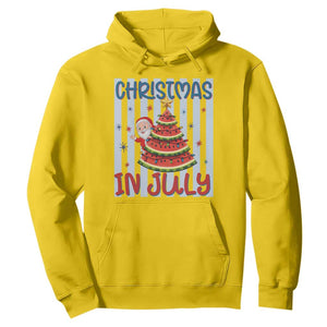 Funny Santa Christmas in July Hoodie Melon Christmas Tree Summer TS14 Daisy Print Your Wear