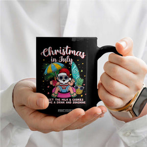 Christmas in July Santa Coffee Mug Palm Tree Beach Summer Hawaii TS14 Print Your Wear