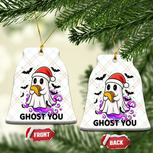 Funny Ghost Halloween Xmas Ceramic Ornament Ghost You TS14 Print Your Wear