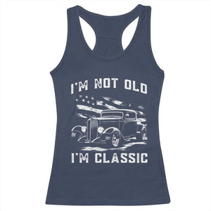 I'm Not Old I'm Classic Racerback Tank Top 1932 American Classic Hotrod TS14 Navy Print Your Wear