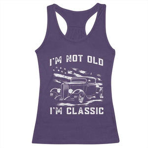 I'm Not Old I'm Classic Racerback Tank Top 1932 American Classic Hotrod TS14 Purple Print Your Wear