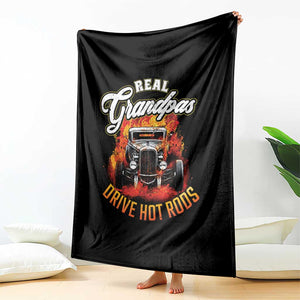 Real Grandpas Drive Hotrods Throw Blanket Vintage 1932 Hotrod TS14 Print Your Wear