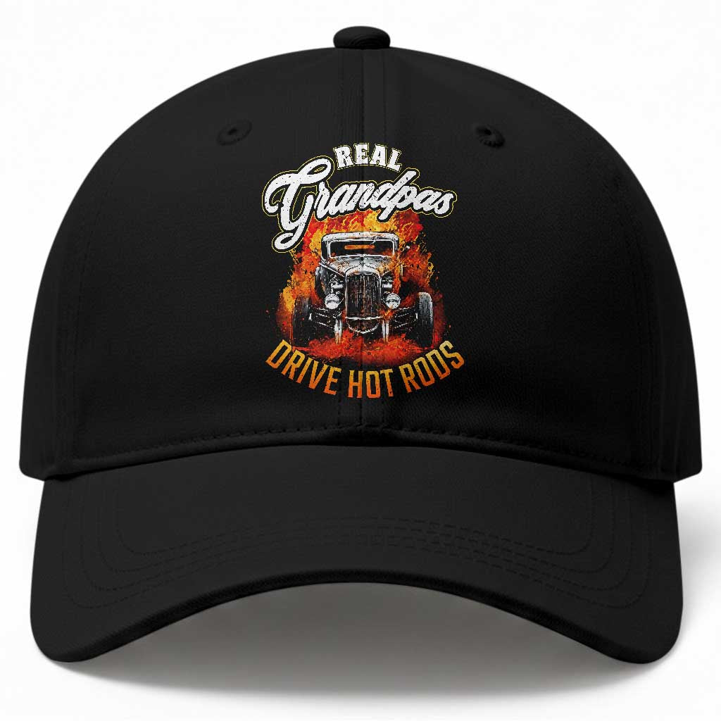 Real Grandpas Drive Hot Rods Baseball Cap Vintage 1932 Hot Rod TS14 Print Your Wear
