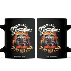 Real Grandpas Drive Hotrods Coffee Mug Vintage 1932 Hotrod TS14 Black Print Your Wear