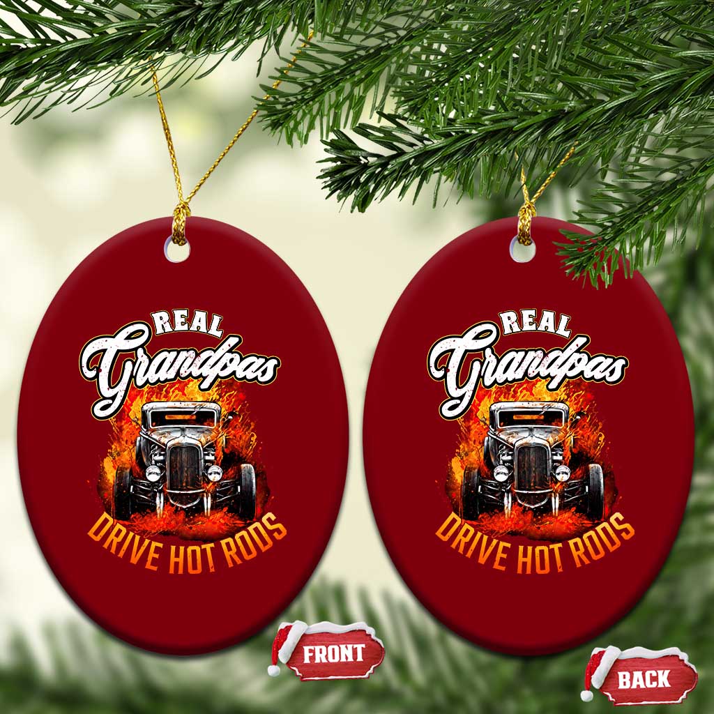 Real Grandpas Drive Hotrods Ceramic Ornament Vintage 1932 Hotrod TS14 Print Your Wear