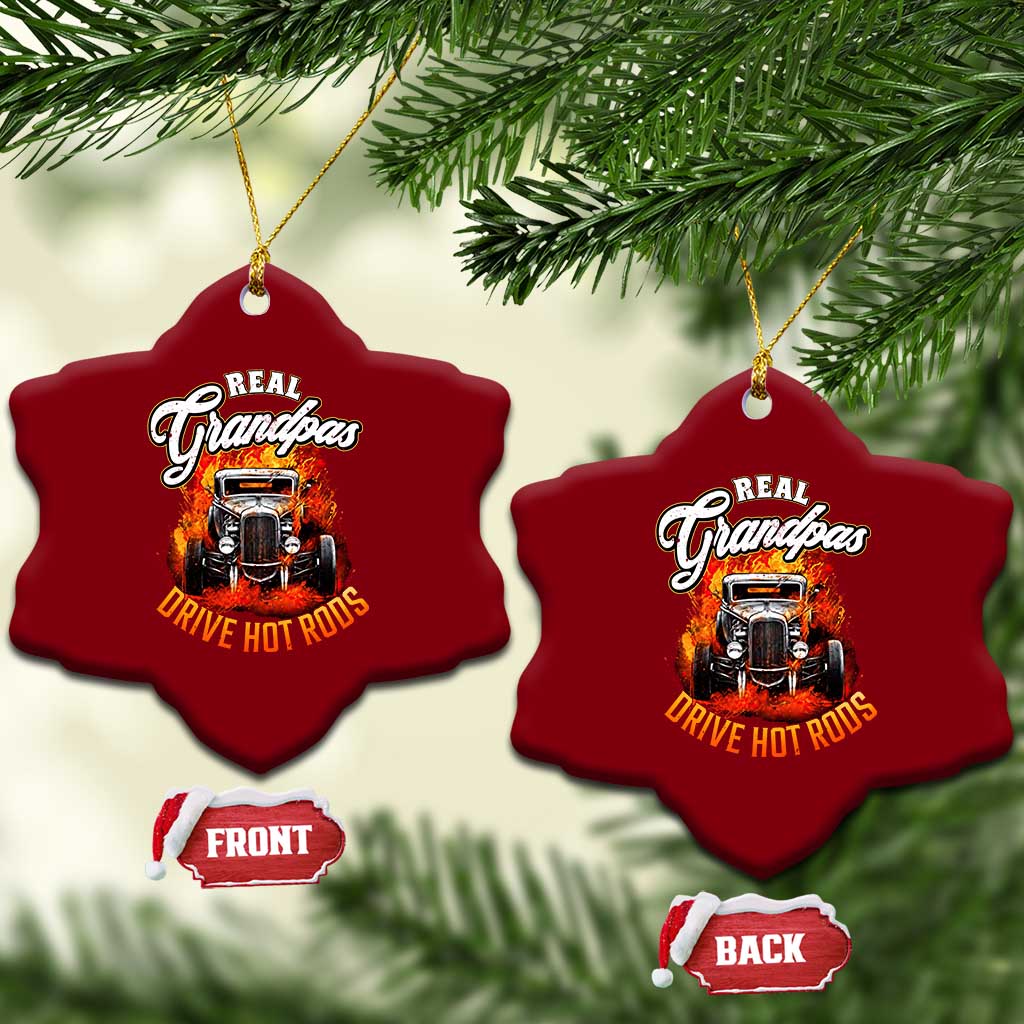 Real Grandpas Drive Hotrods Ceramic Ornament Vintage 1932 Hotrod TS14 Print Your Wear