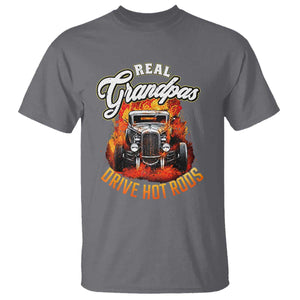 Real Grandpas Drive Hotrods T Shirt Vintage 1932 Hotrod TS14 Charcoal Print Your Wear