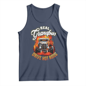 Real Grandpas Drive Hotrods Tank Top Vintage 1932 Hotrod TS14 Navy Print Your Wear