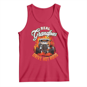 Real Grandpas Drive Hotrods Tank Top Vintage 1932 Hotrod TS14 Red Print Your Wear