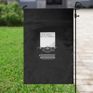 Funny Typewriter Garden Flag I Am An Author What Is Your Superpower TS14 Print Your Wear