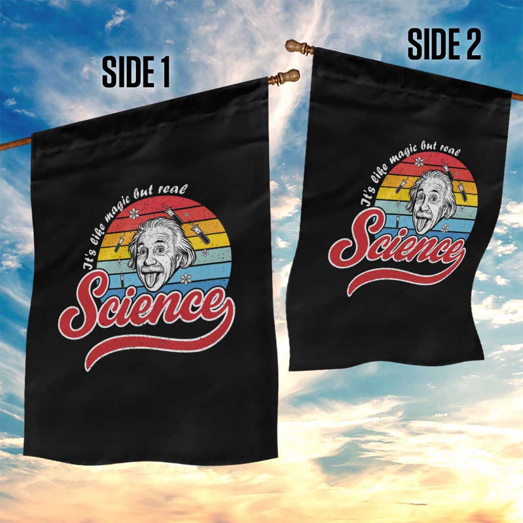 Science It Is Like Magic But Real Garden Flag Funny Science Teacher TS14 Print Your Wear