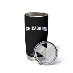 Sweet Chicago Flag Red Six Pointed Stars Tumbler Cup TS14 Print Your Wear