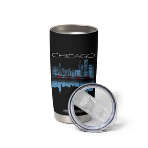 Chicago City Skyline Night Lights Tumbler Cup TS14 Print Your Wear