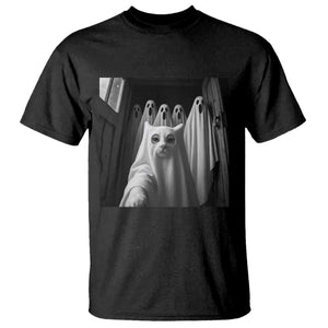 Funny Ghost Cat Halloween Meme T Shirt TS14 Black Print Your Wear