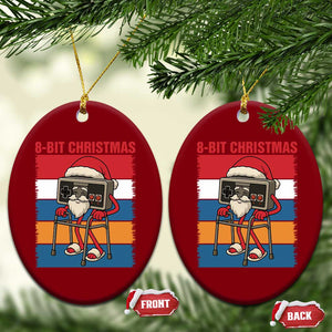 Funny Old Gamer Christmas Ceramic Ornament Retro 80s 90s Video Game TS14 Print Your Wear