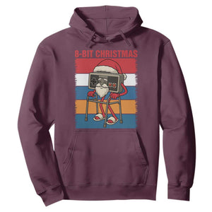 Funny Old Gamer Christmas Hoodie Retro 80s 90s Video Game TS14 Maroon Print Your Wear