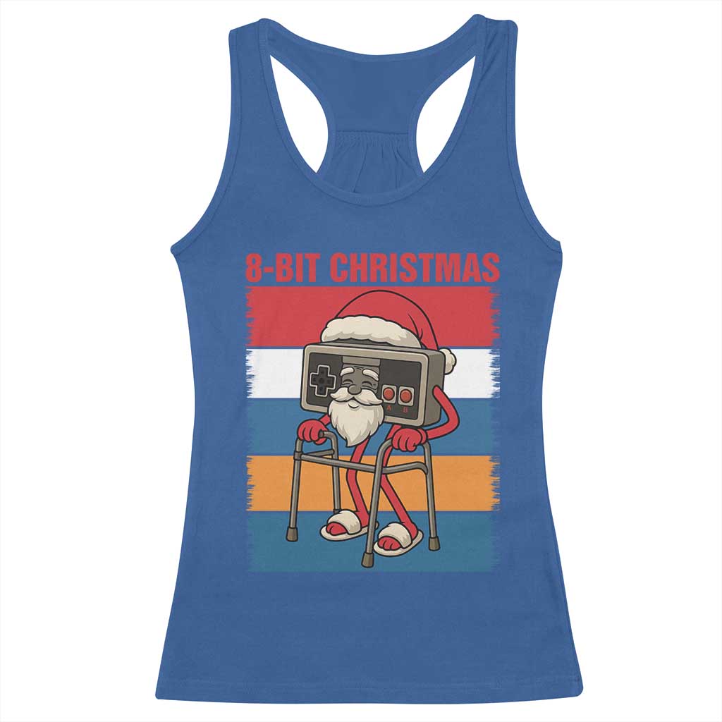 Funny Old Gamer Christmas Racerback Tank Top Retro 80s 90s Video Game TS14 Royal Blue Print Your Wear