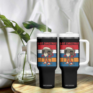 Funny Old Gamer Christmas Tumbler With Handle Retro 80s 90s Video Game TS14 Print Your Wear