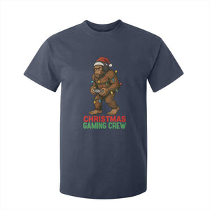 Funny Bigfoot Gamer Christmas T Shirt For Kid TS14 Navy Print Your Wear