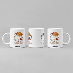 Black Cowboy Santa Christmas Coffee Mug Feeling Jolly TS14 Print Your Wear