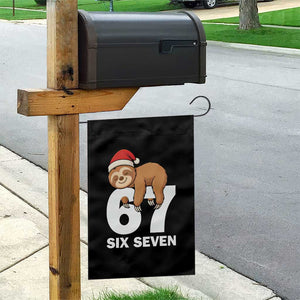 67 Six Seven Garden Flag Funny Sloth Christmas TS14 Print Your Wear