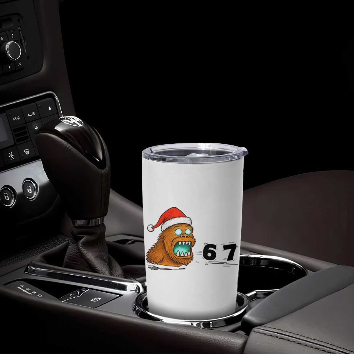 67 Six Seven Tumbler Cup Funny Bigfoot Christmas TS14 Print Your Wear