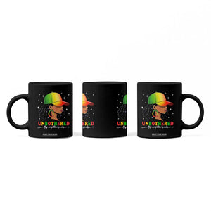 Afro African American Coffee Mug Unbothered By Negative Souls Black Sassy Queen TS14 Print Your Wear