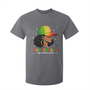 Afro African American T Shirt For Kid Unbothered By Negative Souls Black Sassy Queen TS14 Charcoal Print Your Wear