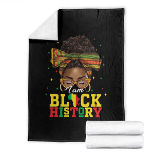 Black History Month Throw Blanket Messy Pun Afro African American TS14 Black Print Your Wear