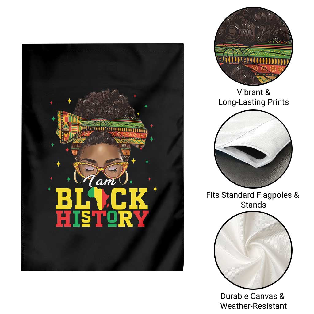 Black History Month Garden Flag Messy Pun Afro African American TS14 Print Your Wear