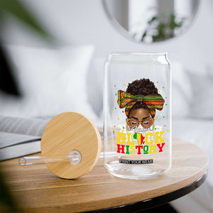 Black History Month Glass Can Messy Pun Afro African American TS14 Print Your Wear