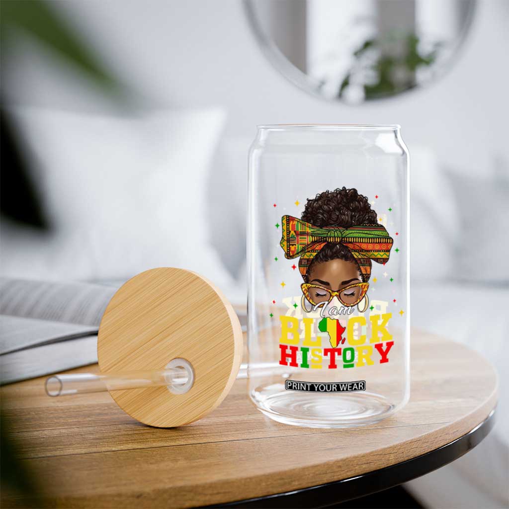 Black History Month Glass Can Messy Pun Afro African American TS14 Print Your Wear