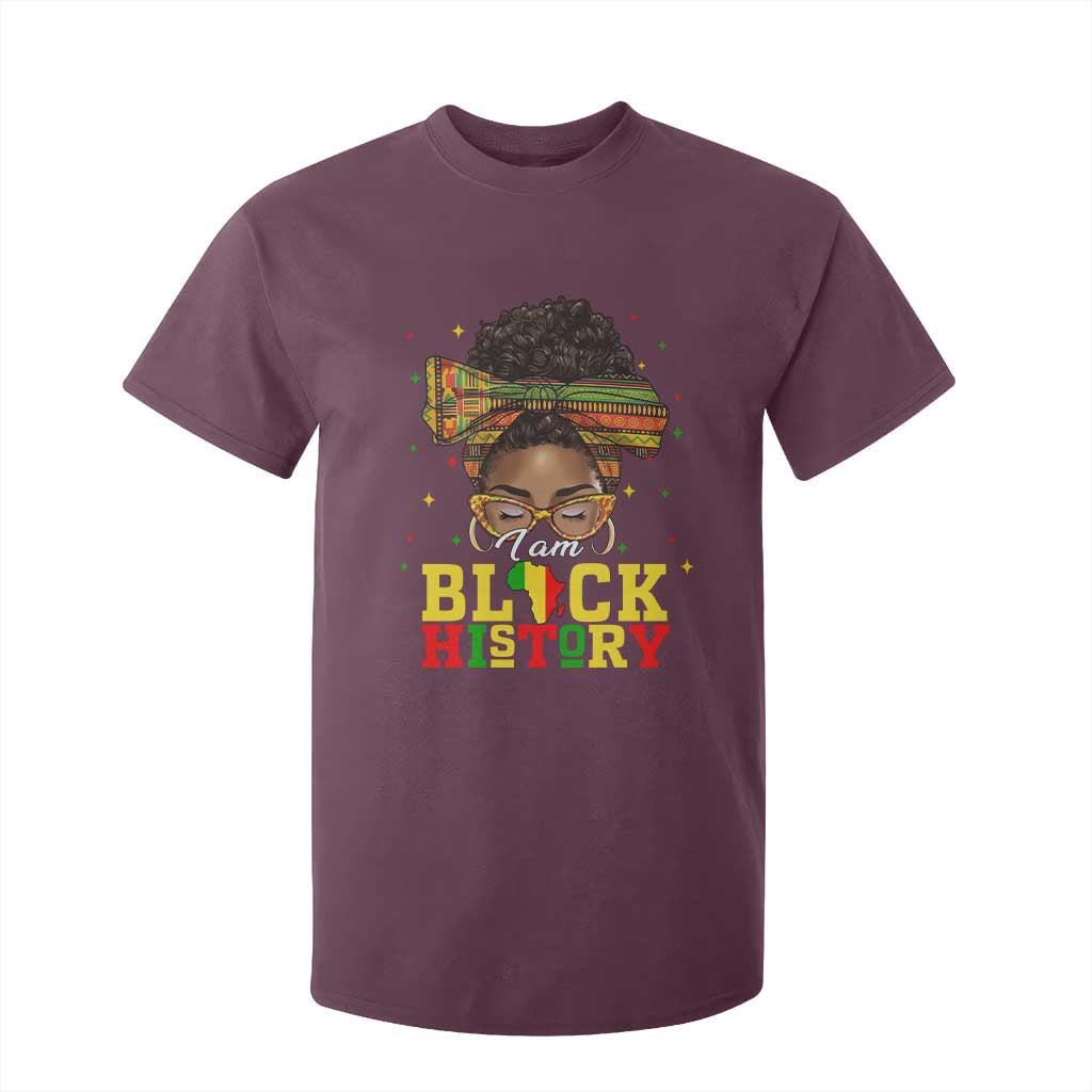 Black History Month T Shirt For Kid Messy Pun Afro African American TS14 Maroon Print Your Wear