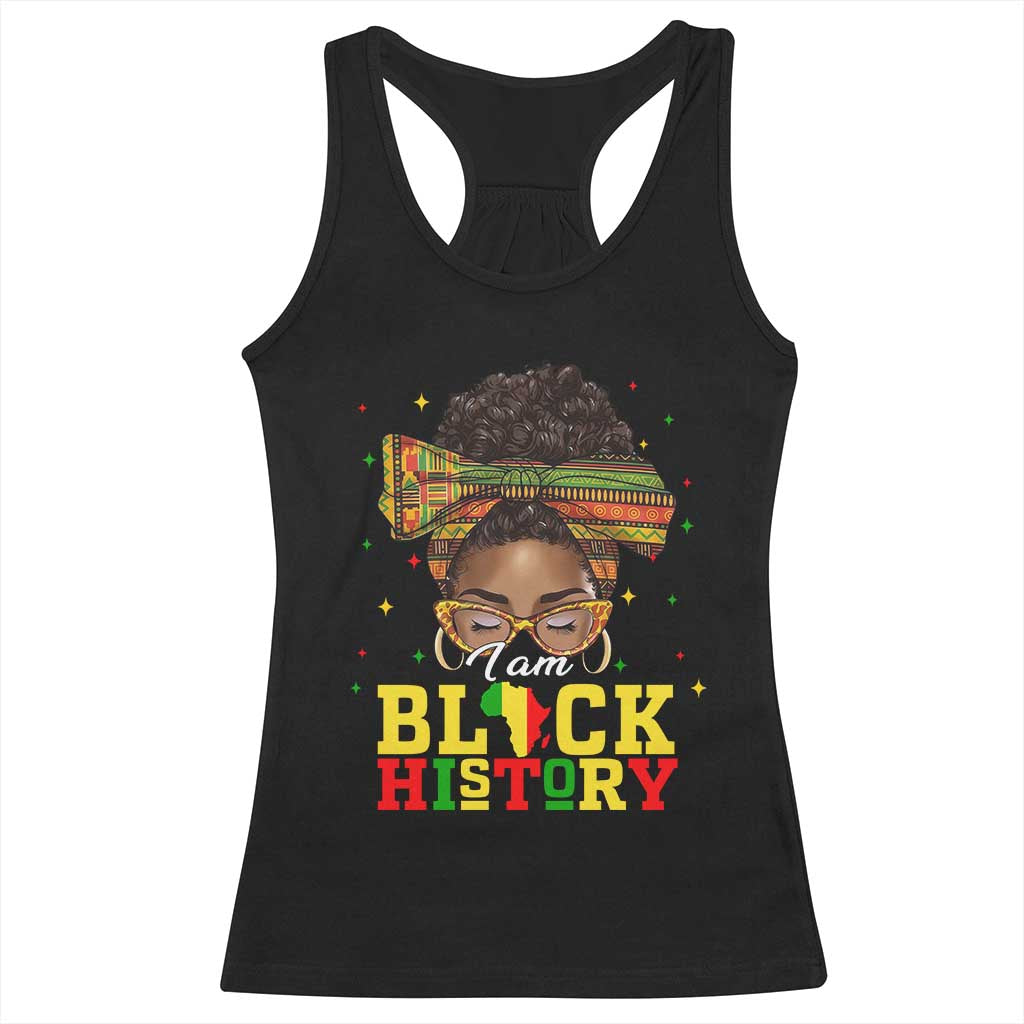 Black History Month Racerback Tank Top Messy Pun Afro African American TS14 Black Print Your Wear
