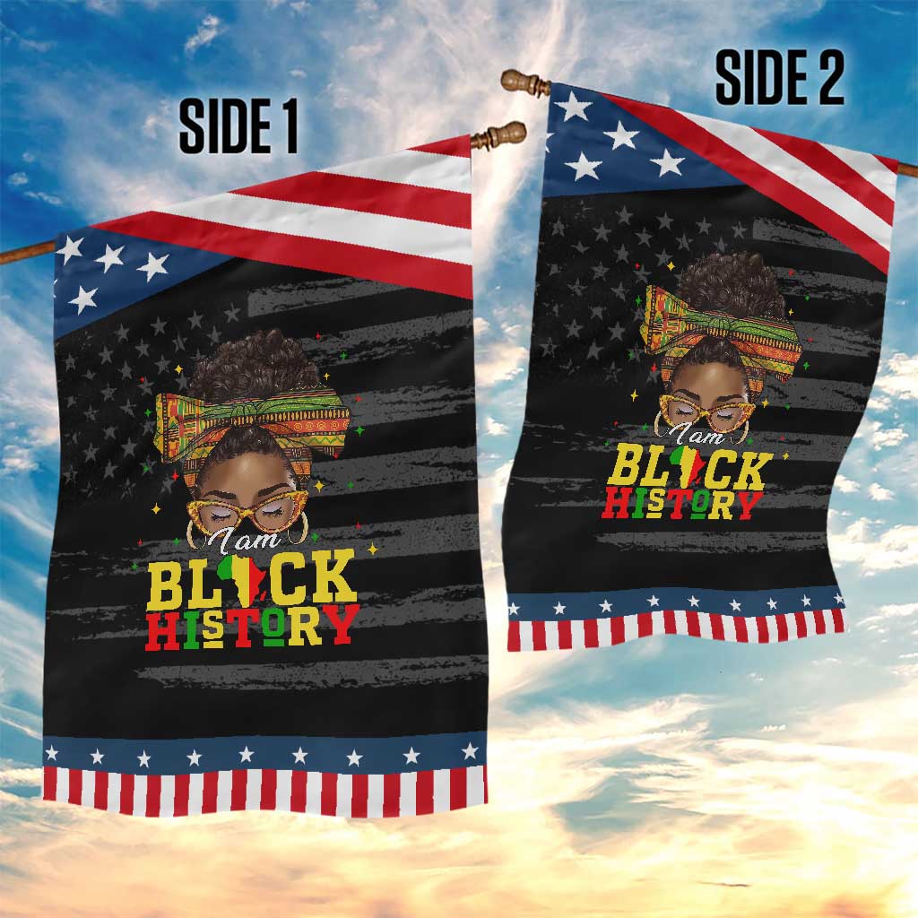 Black History Month Garden Flag Messy Pun Afro African American TS14 Print Your Wear