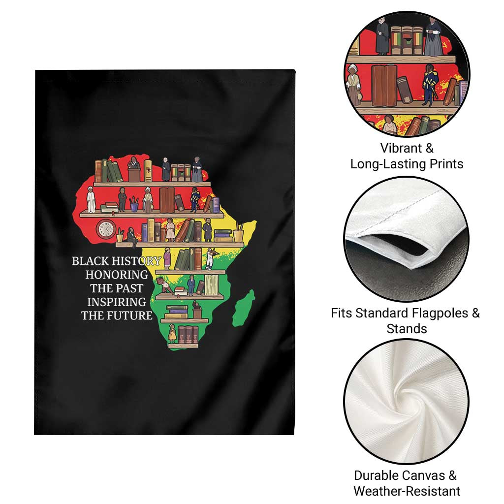 Black History Teacher Garden Flag Black History Honoring The Past Inspiring The Future TS14 Print Your Wear