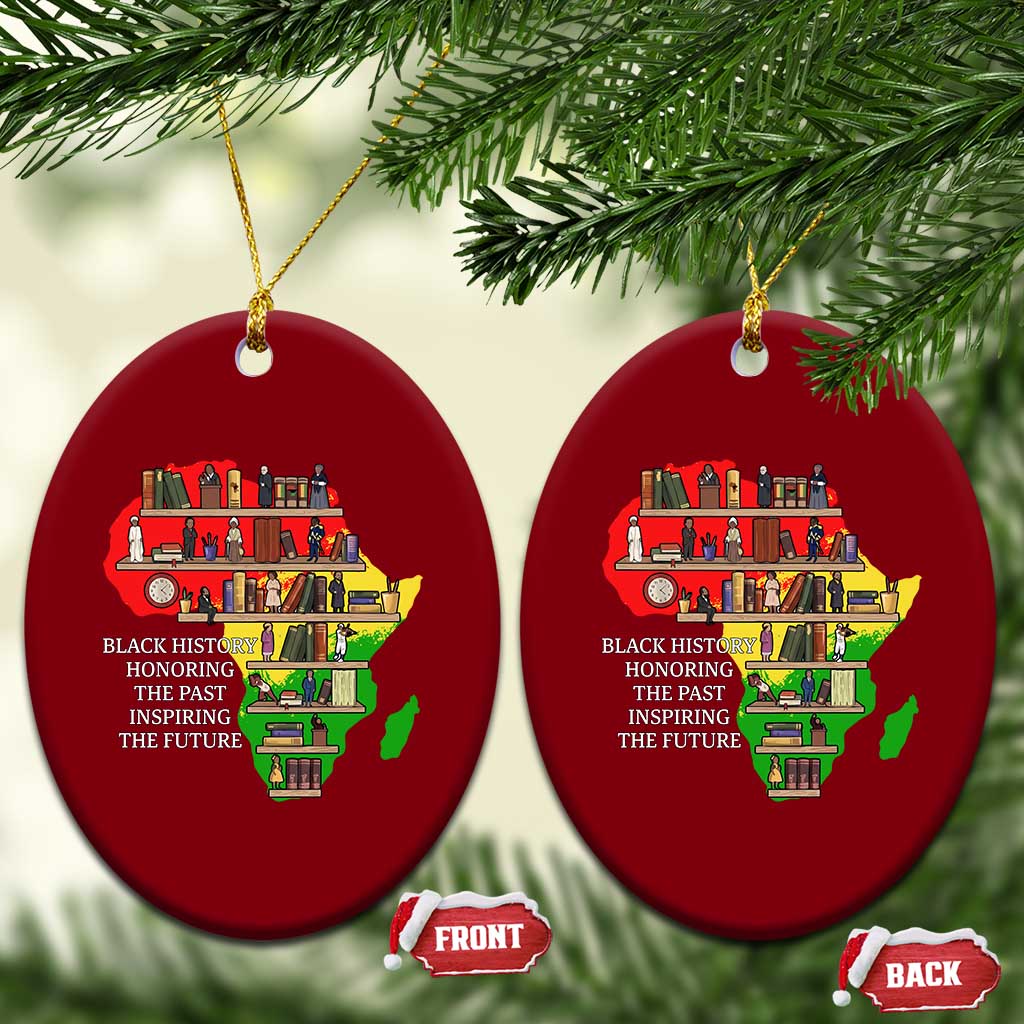 Black History Teacher Ceramic Ornament Black History Honoring The Past Inspiring The Future TS14 Print Your Wear