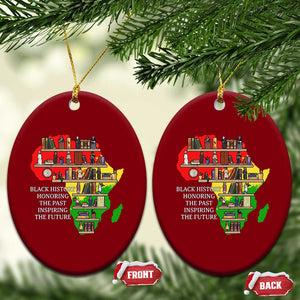 Black History Teacher Ceramic Ornament Black History Honoring The Past Inspiring The Future TS14 Print Your Wear