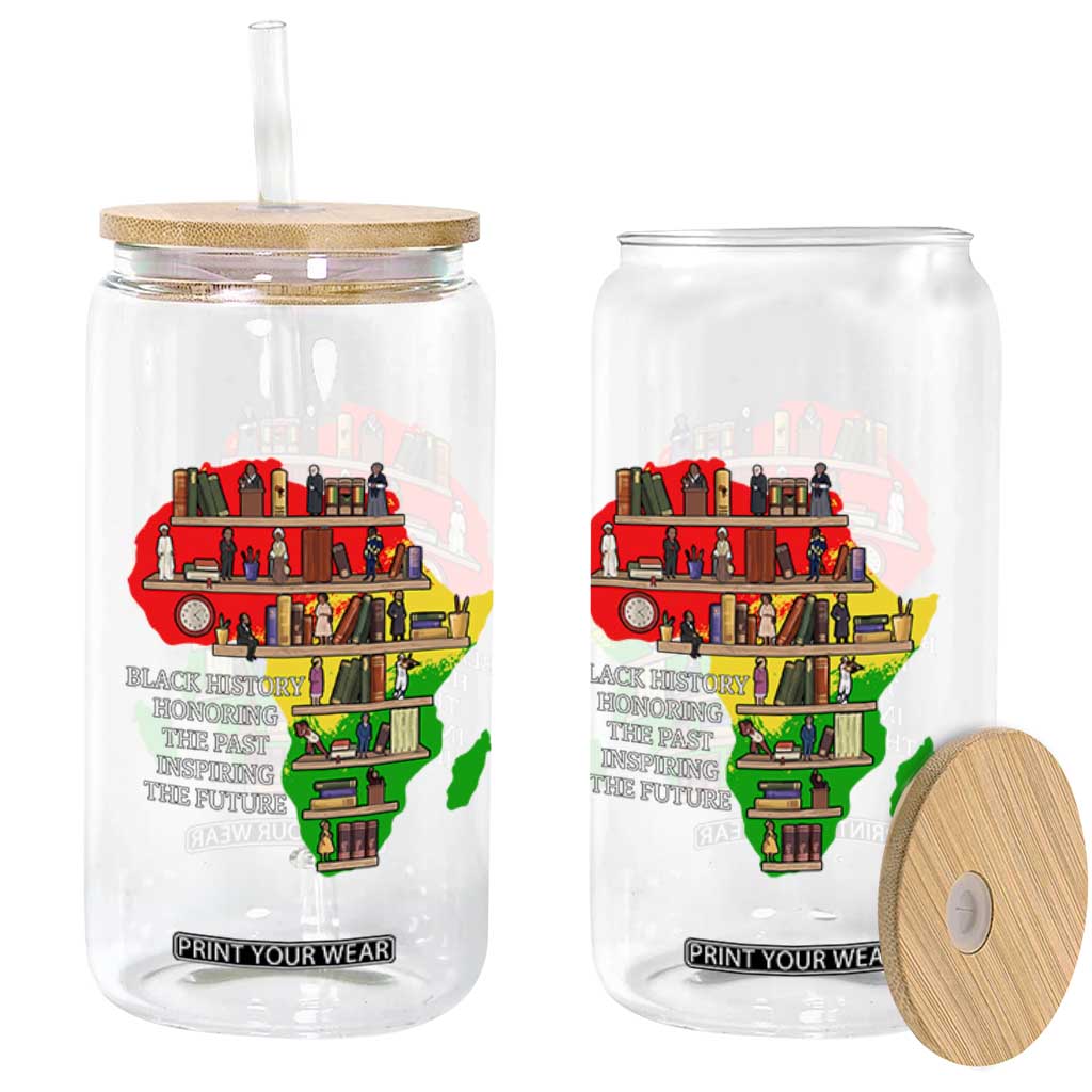 Black History Teacher Glass Can Black History Honoring The Past Inspiring The Future TS14 Print Your Wear