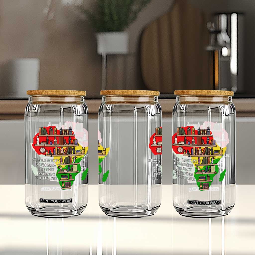 Black History Teacher Glass Can Black History Honoring The Past Inspiring The Future TS14 Print Your Wear