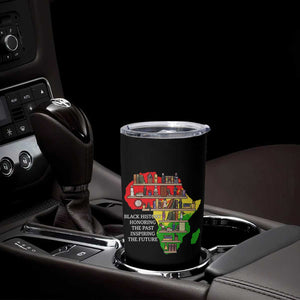 Black History Teacher Tumbler Cup Black History Honoring The Past Inspiring The Future TS14 Print Your Wear