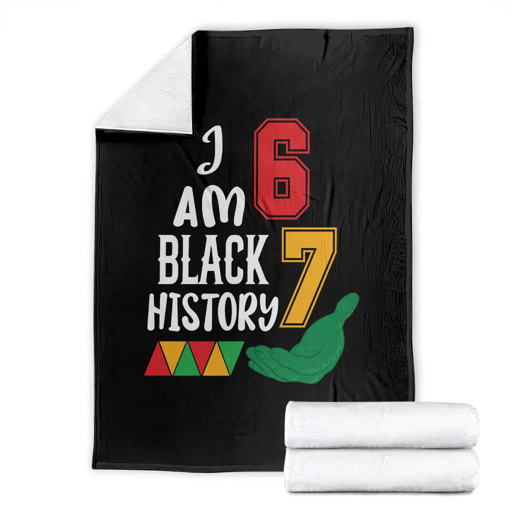 Funny Six Seven African American Throw Blanket Black History Month TS14 Black Print Your Wear
