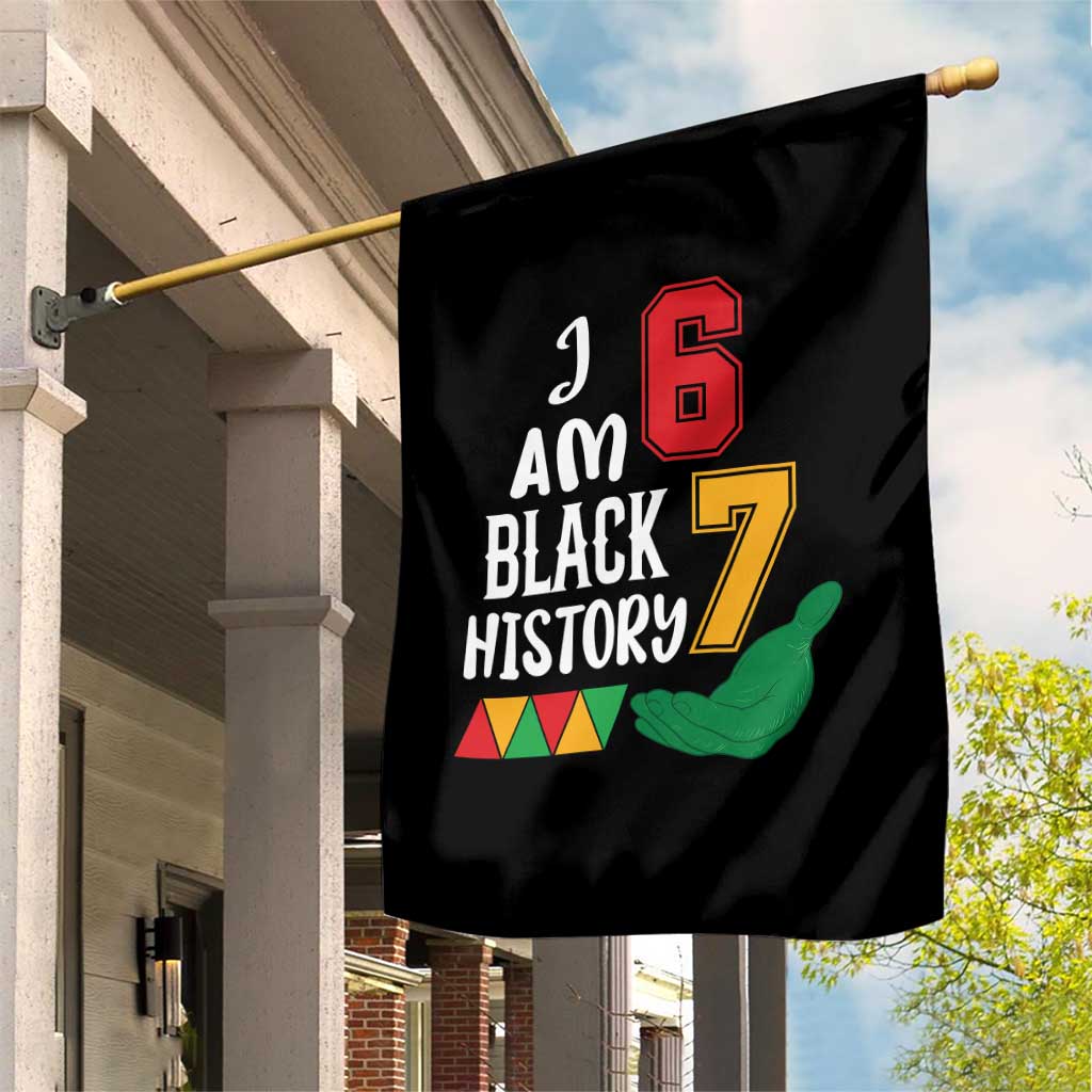 Funny Six Seven African American Garden Flag Black History Month TS14 Print Your Wear