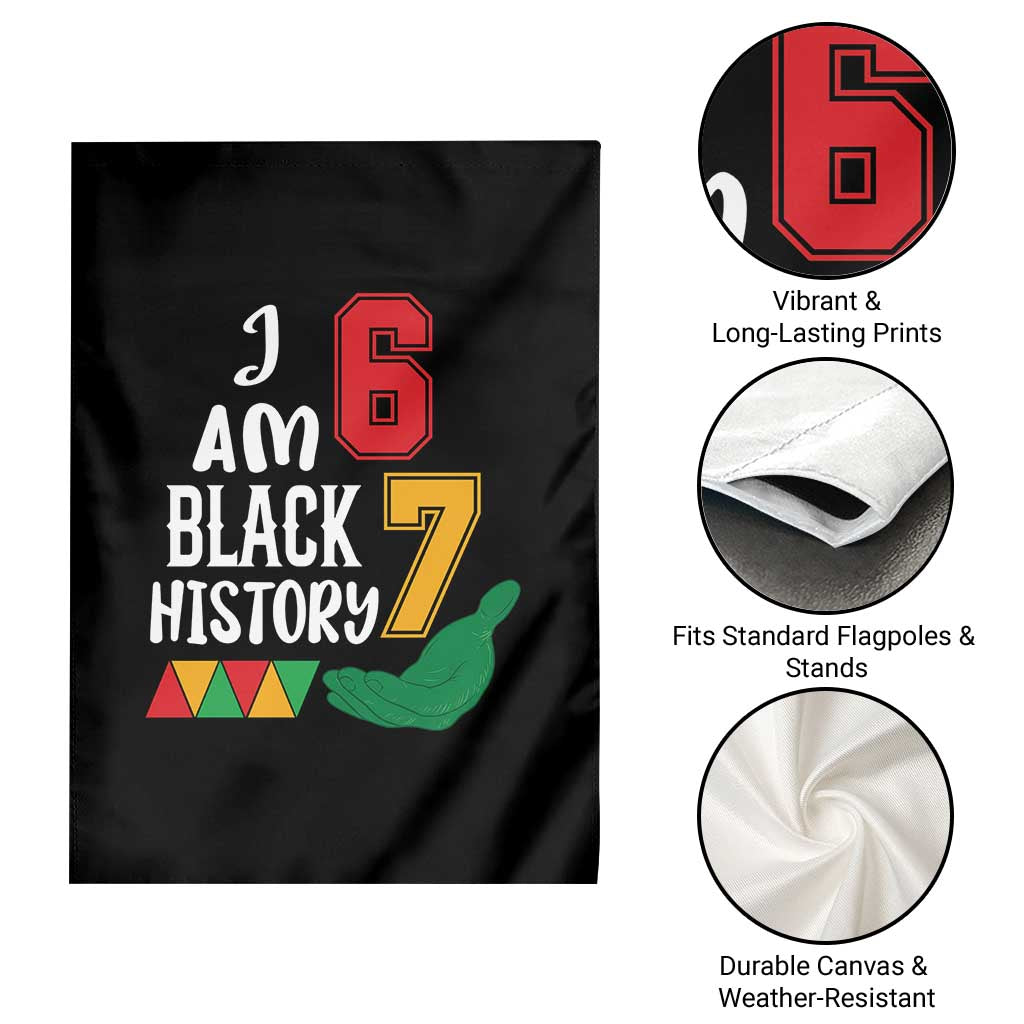 Funny Six Seven African American Garden Flag Black History Month TS14 Print Your Wear