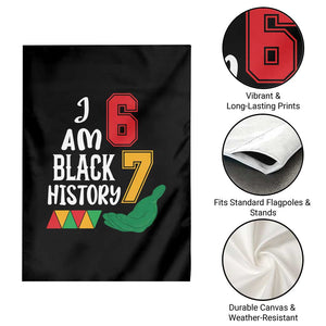 Funny Six Seven African American Garden Flag Black History Month TS14 Print Your Wear