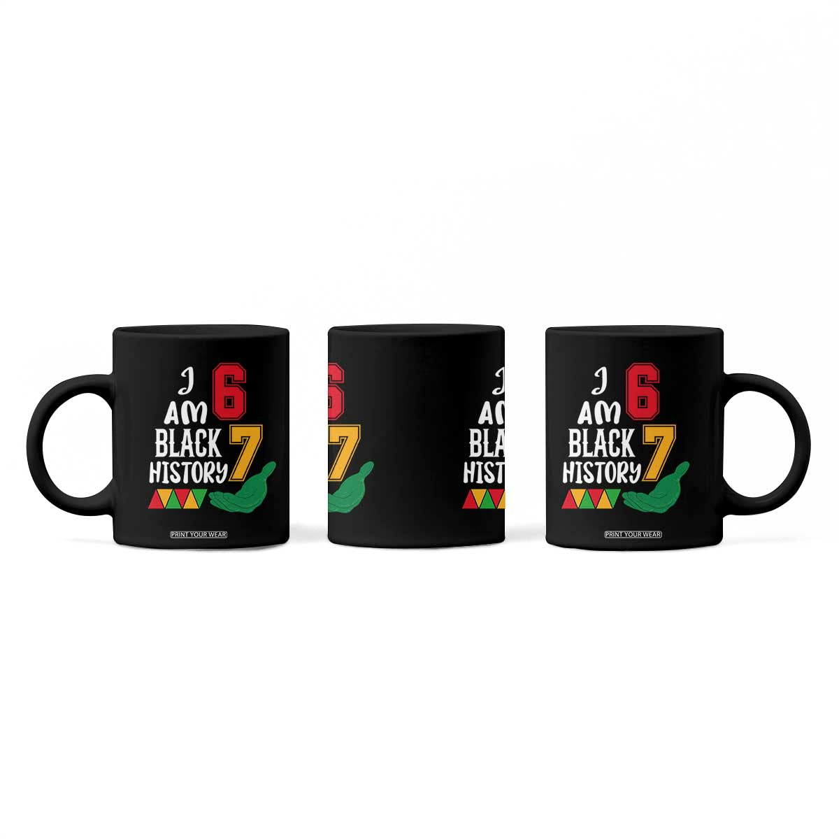 Funny Six Seven African American Coffee Mug Black History Month TS14 Print Your Wear
